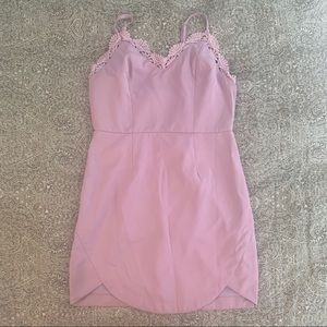 Tobi Lavender Mini Dress
